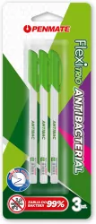 Długopis Flexi Trio Jet Antibacterial niebieski