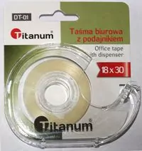 Taśma biurowa 18mmx30m z podajnikiem