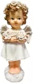 Figurka Anioł z Kwiatami 23cm - tantis.pl