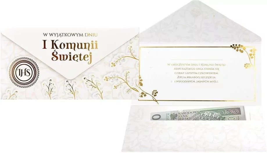 Koperta podarunkowa Komunia - tantis.pl