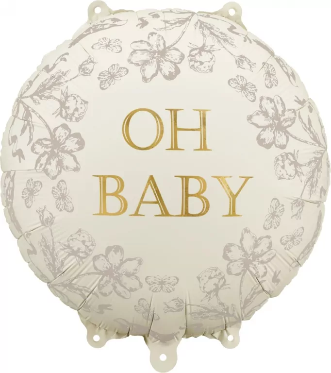 Balon foliowy pastylka Oh Baby 35x35cm - tantis.pl