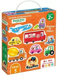 CzuCzu Puzzle progresywne Pojazdy dla dzieci 2+