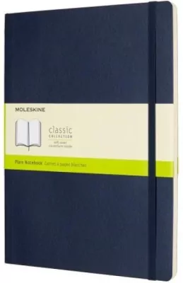 Notes 19x25 Classic. Gładki szafirowy