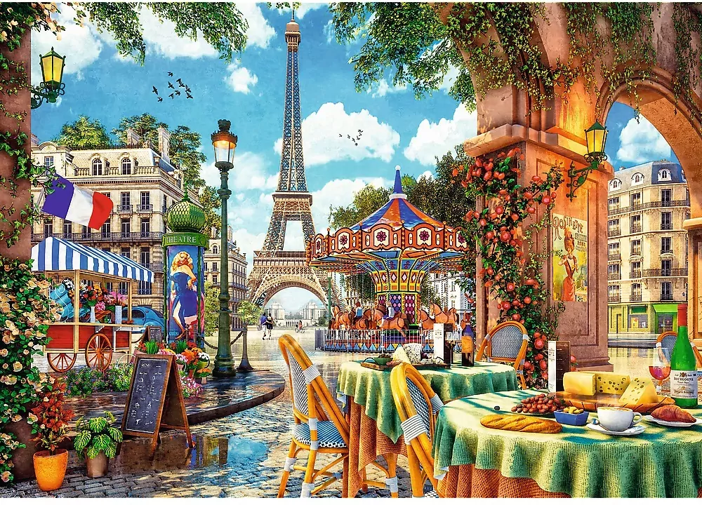 Puzzle 1000. Paryski poranek. 10622 - tantis.pl