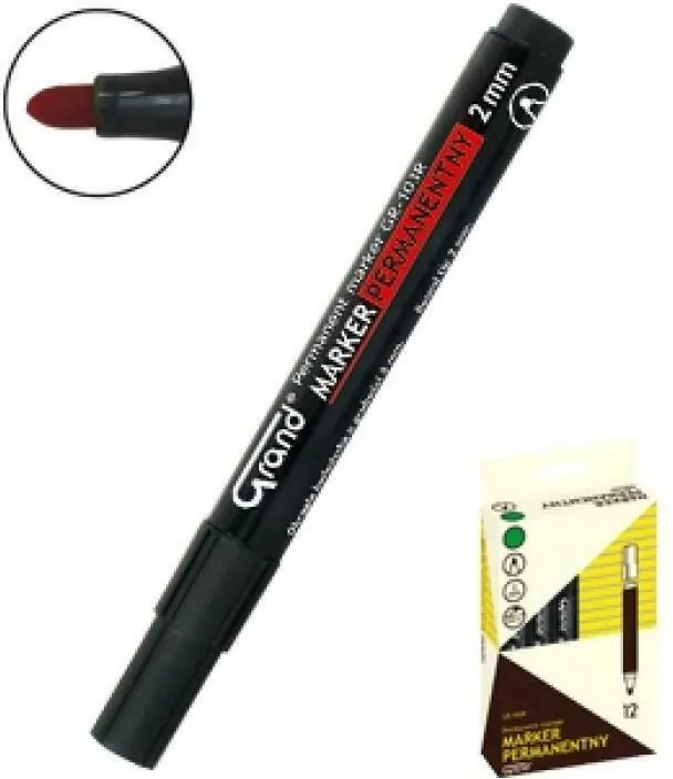 Marker permanentny. Czarny - tantis.pl