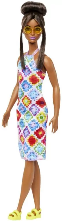 Barbie Fashionistas. Lalka w sukience - tantis.pl
