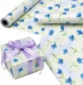 Papier ozdobny Niebieskie Kwiaty X-Strong 35cmx20m - tantis.pl