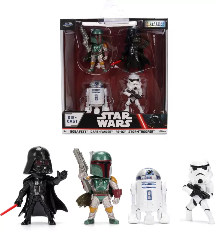 Jada Star Wars Met. figurki 4-pak 6,5cm - tantis.pl