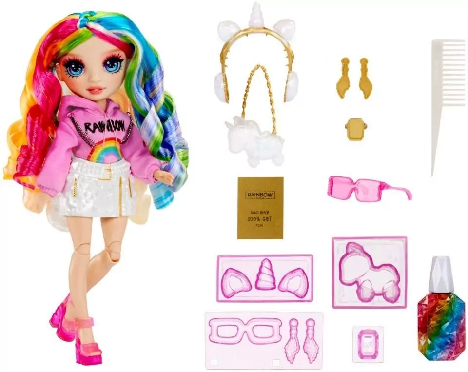 Rainbow High Creative Crystals Fashion Doll - Amay - tantis.pl