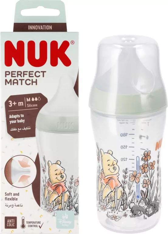 NUK. Butelka z silikonowym smoczkiem. 260 ml - tantis.pl