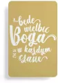 Magnes na lodówkę. Będę wielbić Boga w każdym czasie - tantis.pl