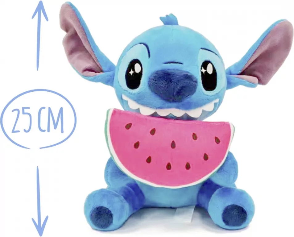 Disney maskotka pluszowa Stitch z arbuzem 25cm - tantis.pl