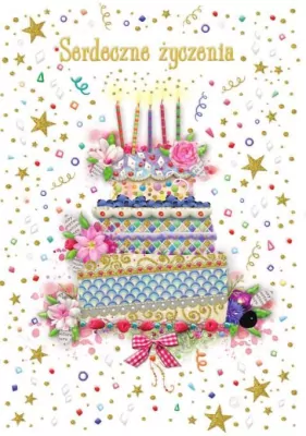 Kartka okolicznościowa. Urodziny. TS114
