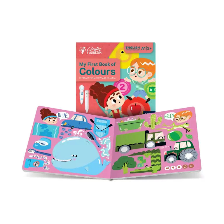 My First Book of Colours 3+. Czytaj z Albikiem - tantis.pl