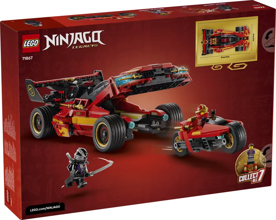 LEGO® Ninjaścigacz X-1 — 15-lecie 71867 - tantis.pl