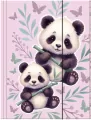 Teczka z gumką A4 Panda DERFORM - tantis.pl