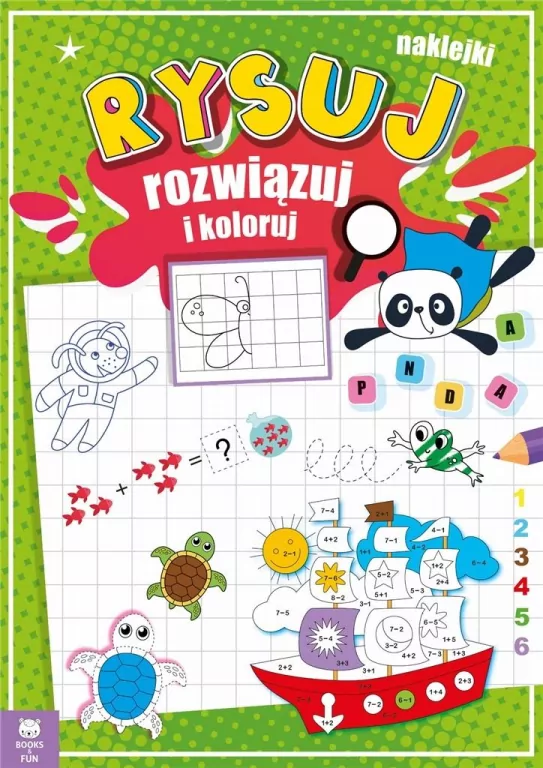 Rysuj rozwiązuj i koloruj - tantis.pl