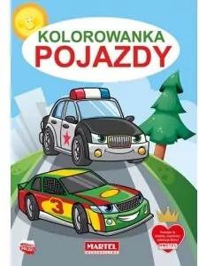 Pojazdy. Kolorowanka - tantis.pl