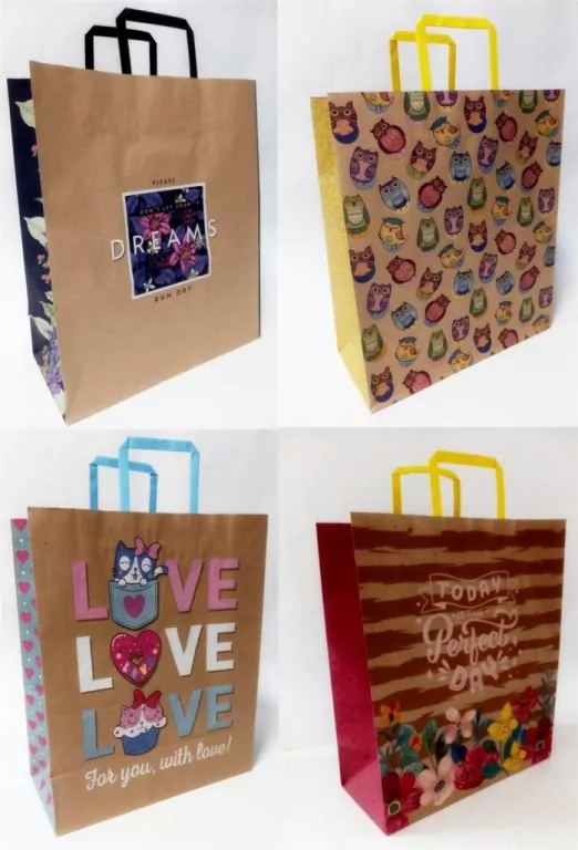 Torebka kolor KRAFT 320x380x150 - tantis.pl