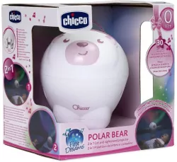 Projektor miś polarny różowy