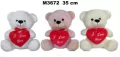 Miś z sercem 35cm MIX - tantis.pl