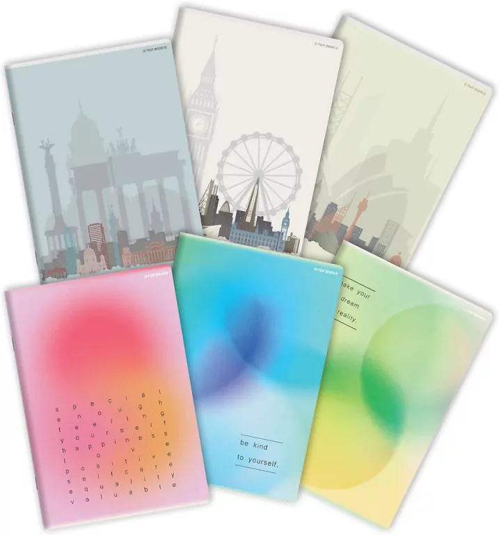 Zeszyt City/grad. A5/80k kratka. 5 sztuk - tantis.pl