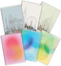 Zeszyt City/grad. A5/80k kratka. 5 sztuk