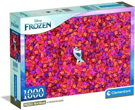 Puzzle 1000 Compact Imposible Frozen 39929 - tantis.pl