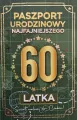 Karnet Urodziny 60 Nowy paszport męskie - tantis.pl