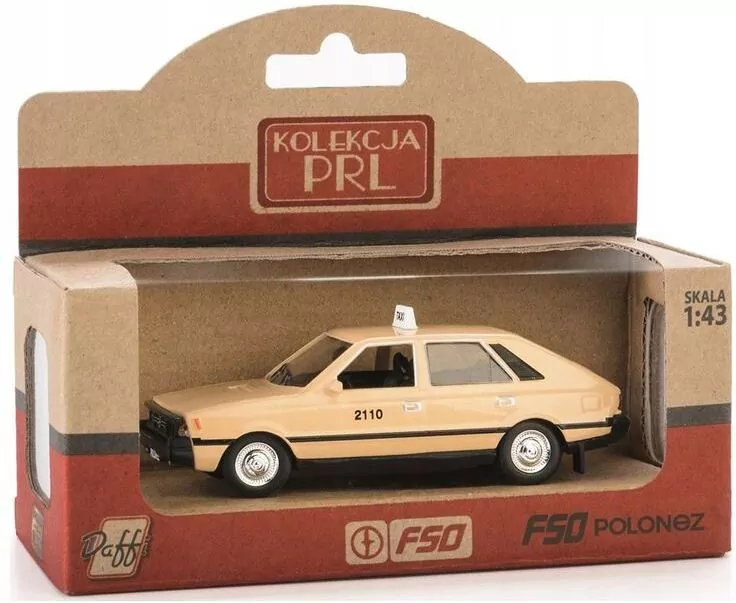 Kolekcja PRL FSO Polonez Taxi beżowy - tantis.pl