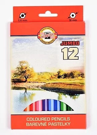Kredki Omega Jumbo 12 kolorów - tantis.pl