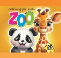Kolorowanka 140x140 Zoo pomarańczowa 20 obrazków - tantis.pl