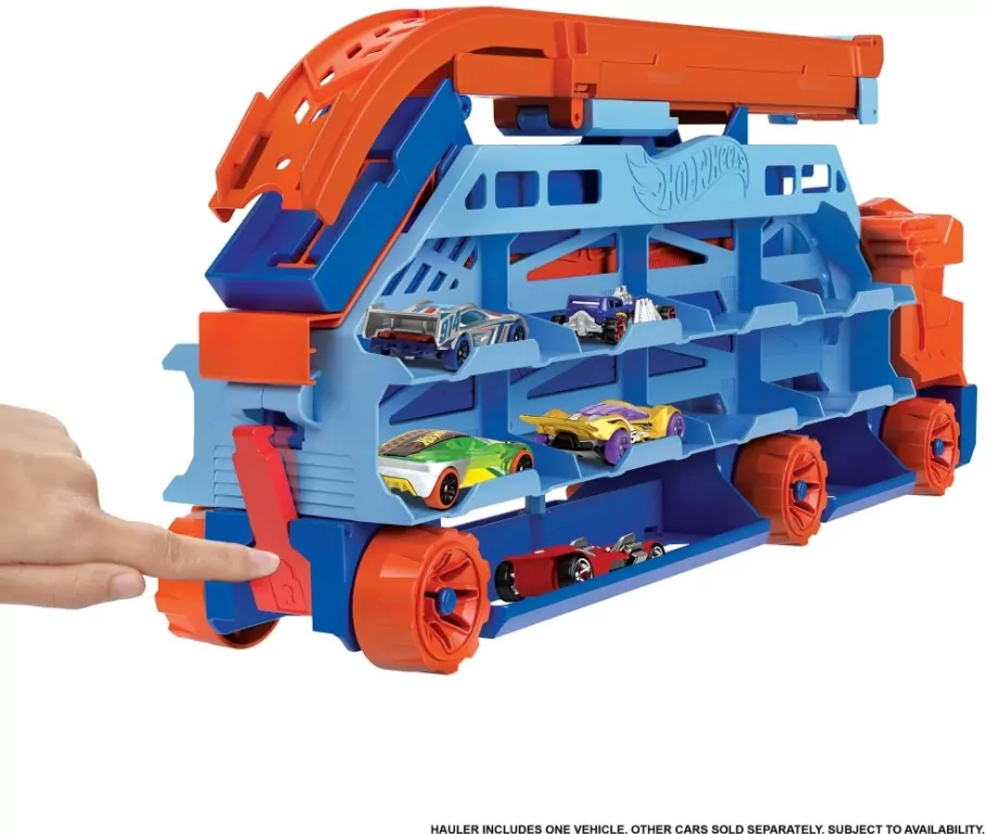 Hot Wheels Transporter Zjazd 2w1 - tantis.pl