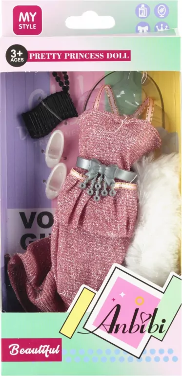 Ubranka, akcesoria dla lalek 11x23x3 Mix - tantis.pl