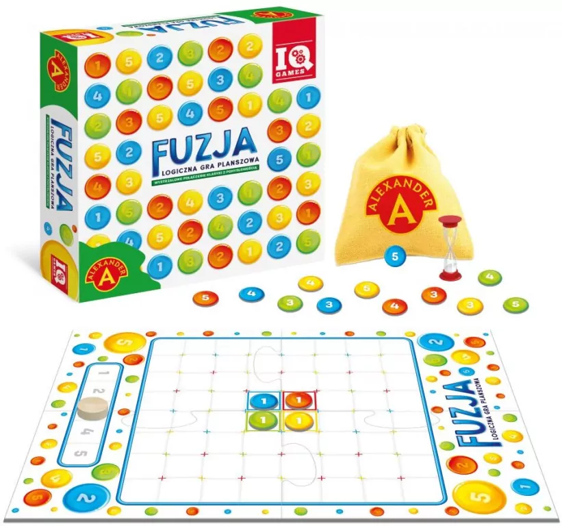 Fuzja. Logiczna gra planszowa - tantis.pl