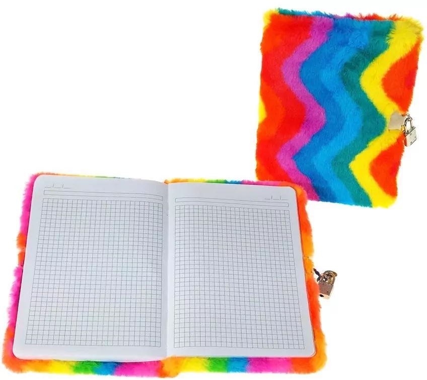 Pamiętnik A5 w okładce pluszowej - tantis.pl