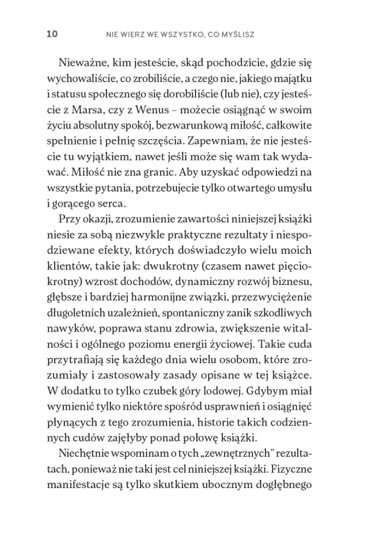 Nie wierz we wszystko, co myślisz - tantis.pl
