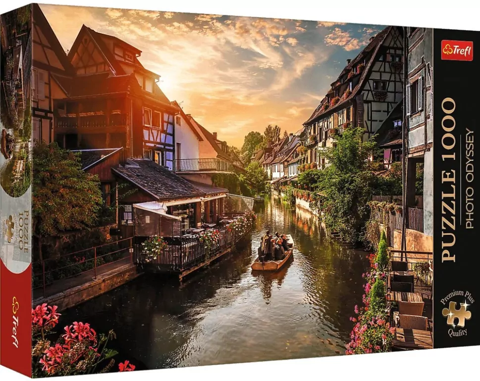 Trefl. Puzzle 1000. Mała Wenecja w Colmar, Francja - tantis.pl