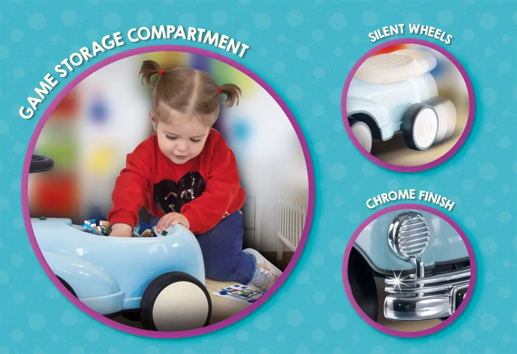 Jeździk vintage z grami. Carotina - tantis.pl