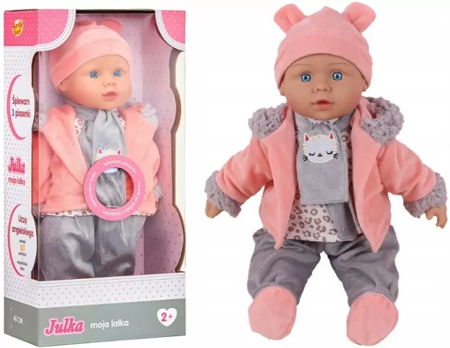 Lalka bobas Julka 40cm - tantis.pl