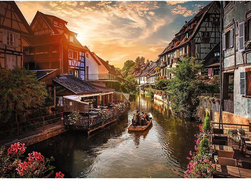 Trefl. Puzzle 1000. Mała Wenecja w Colmar, Francja - tantis.pl