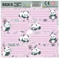 Nalepki na zeszyt Panda 11 (25szt) DERFORM - tantis.pl