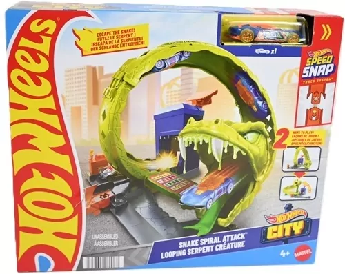 Hot Wheels City Zakręcony tor węża - tantis.pl