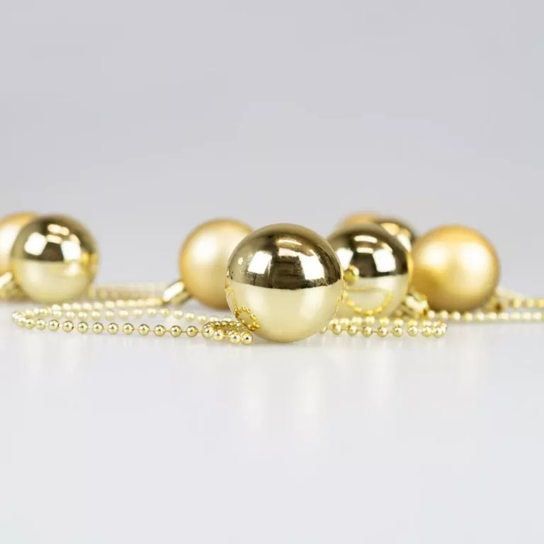 Bombki na łańcuchu złote - tantis.pl