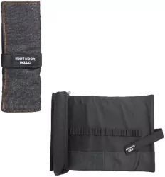 Piórnik zwijane Jeans czarny