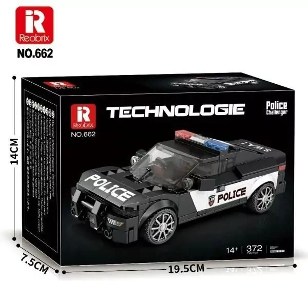 Klocki Police Car 372el - tantis.pl
