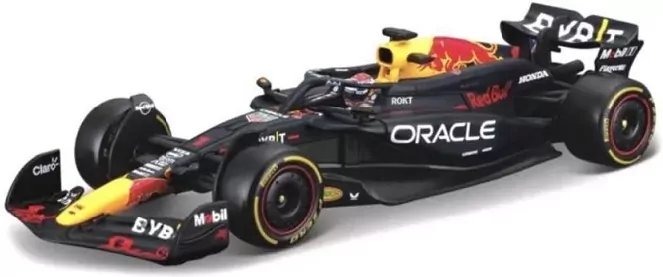 Formula With Helmet&Plastic Stand Oracle Red Bull - tantis.pl