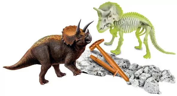Naukowa zabawa. Triceratops fluorescencyjny - tantis.pl