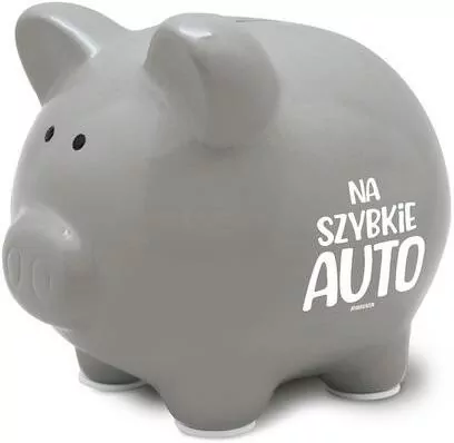 Skarbonka Pastel-Na szybkie auto