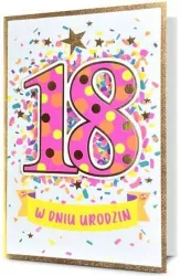 Karnet Urodziny Osiemnastka